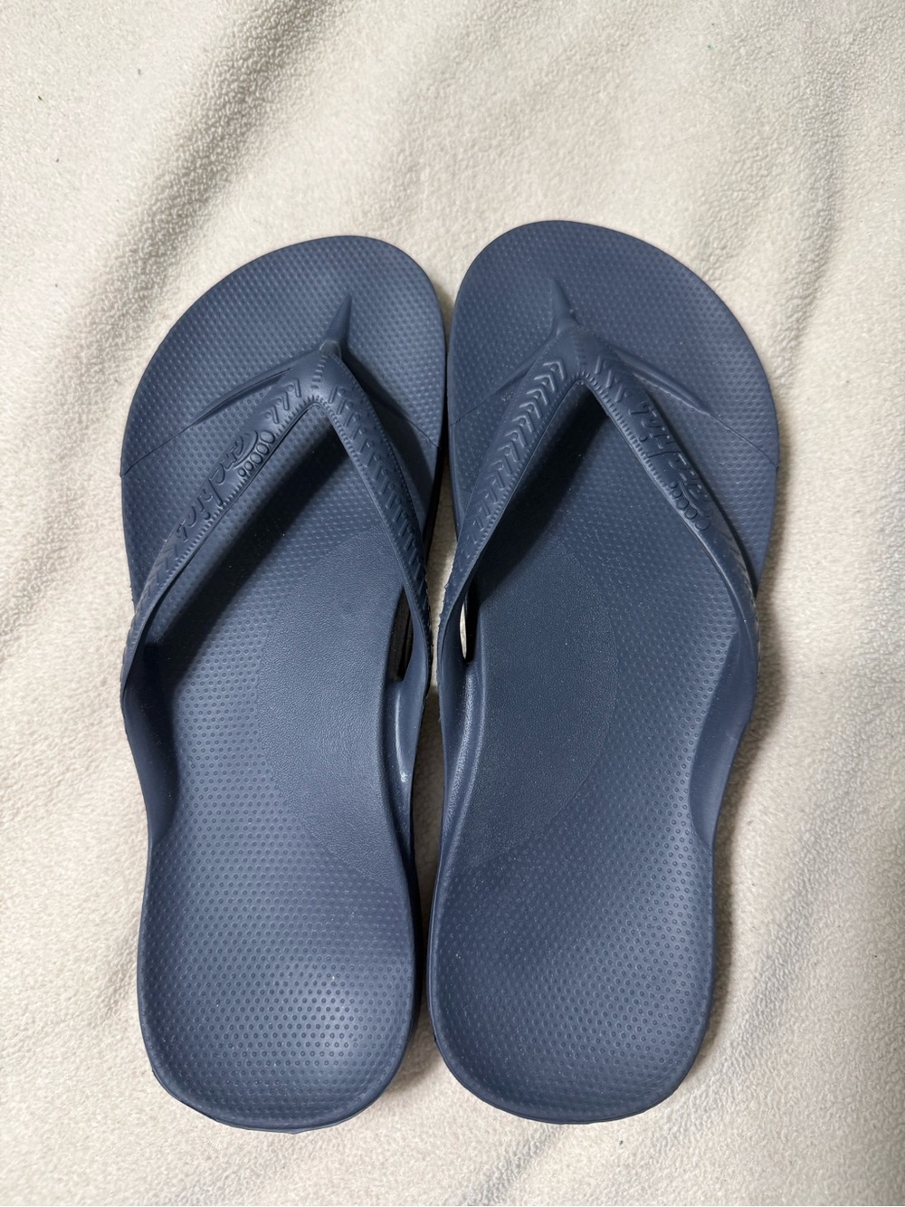 Women’s Archie Navy Blue Flip Flop Sandals - Lightweight Beach Slides